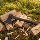 Топор 600 г, карбонизированная ручка, 48-57 HRC STORM INTERTOOL HT-0266 - изображение 5