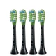Насадки к электрической зубной щетке Philips W3 Premium White HX9064/95 (4 шт комплект) - Черные - изображение 2