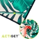 Полотенце микрофибра Actiget Спортивное 180 x 100 см Белое с зеленым (ACT0197) - изображение 13