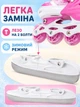 Дитячі ролики та ковзани 2 в 1 31-34 для хлопчика і дівчинки, розсувні роликові ковзани зі змінними лезами, рожеві (49676193) - зображення 7