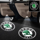 Проекція дверей Skoda Superb (2009-2018) Підсвітка в двері Штатна Підсвітка в двері логотип Шкода - изображение 2