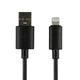 Кабель Hoco X88 Gratified USB - Lightning (M/M), 1 м, Black (6931474783301) - зображення 1