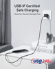 Кабель Anker USB-C to USB-C - 0.9m 240W Upcycled-Braided (Чорний) - изображение 6