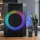 Акустична переносна Bluetooth колонка Gedi-G GD-923 з радіомікрофоном 8" 40 Вт FM, USB, AUX, RGB - изображение 2
