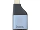 Адаптер для кабелю Hoco Type-C - RJ45 Металевий сірий (UA35) - зображення 5