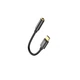 Кабель для аудіо Baseus Type-C - 3.5mm Jack 0.09 м Чорний (CATL54-01) - зображення 1