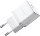 Зарядное устройство Baseus Palm Fast Charger 1C 20 Вт с кабелем USB-C - Lightning 1 м Белый (E0116400) - изображение 4