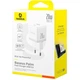 Зарядное устройство Baseus Palm Fast Charger 1C 20 Вт с кабелем USB-C - Lightning 1 м Белый (E0116400) - изображение 10