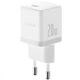 Зарядное устройство Baseus Palm Fast Charger 1C 20 Вт с кабелем USB-C - Lightning 1 м Белый (E0116400) - изображение 11