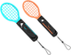 Uchwyt Yaxo na Joy-Con Tennis Pro Set do NS/NS2 Inferno Pomarańczowy/Niebieski (YGTPSJCH01CM) - obraz 1