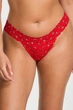 Трусики стринг Victoria's Secret 5(XL) Красный (150932) - изображение 1