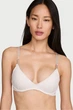 Комплект белья: бюстгальтер push-up и трусики стринг Victoria's Secret 75C/M Молочный (150938) - изображение 2