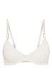 Комплект белья: бюстгальтер push-up и трусики стринг Victoria's Secret 80B/M Молочный (150938) - изображение 3