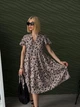 Літня сукня з квітковим принтом Fashion 54/56 капучино - зображення 1