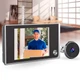 Цифровая дверная глазок-камера с 3.5-дюймовым LCD-экраном и звонком - изображение 6