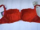 Бюстгальтер Venus кружевной балконет красный 75C 6915 - изображение 4
