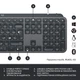 Комплект Logitech MX Keys for Business UA Graphite + Desk Mat Studio Series Mid Grey (MX920-010933) - изображение 6