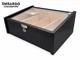 Х'юмідор для 35-50 сигар Black Mahogany Lock зі скляною вітриною - изображение 2