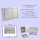 Готовое решение Qtap для ванной комнаты: подвесной унитаз Jay Ultra Quiet 520x360x320 + комплект инсталляции Nest 4 в 1 (квадратная клавиша Satin) - изображение 5