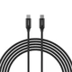 Кабель Type-C - Type-C, 2 м, Black, Choetech 000349759 - изображение 1