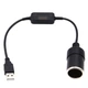 Адаптер-переходник преобразователь USB-A 5V на автоприкуриватель 12V - 120 см, для павербанка, ноутбука, зарядного блока, зарядки - изображение 2
