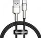 Кабель Baseus Cafule Series Metal Data Cable USB to Type-C 66W 1m Black - зображення 1