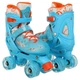 Ролики квады раздвижные Banwei (31-34) (полиэстер, пластик, металл, колесо-PU, Голубой) (BW-905-A_Голубой_S_(31-34)) - изображение 3