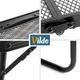 Стіл туристичний Vilde 489392 розкладний 90 x 40 x 26.5 см Чорний (5900670121560) - зображення 5
