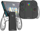 Набір зарядних тримачів Yaxo для Joy-Con Charge Grip Set на NS/NS2 Techno Black (YGCGSJCH01B) - зображення 3