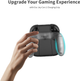 Набір зарядних тримачів Yaxo для Joy-Con Charge Grip Set на NS/NS2 Techno Black (YGCGSJCH01B) - зображення 6