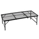 Стіл туристичний Vilde 489395 розкладний 2в1 120 x 60 x 37/66 см Чорний (5900670121591) - зображення 3