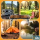 Стіл туристичний Vilde 489396 розкладний 60 x 40 x 25 см Коричневий (5900670121607) - зображення 8