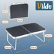 Стіл туристичний Vilde 489397 розкладний 60 x 40 x 25 см Графітовий (5900670121614) - зображення 11