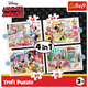Puzzle Trefl Disney Minnie Mouse Minnie z przyjaciółmi 4 w 1 71 element (5900511343557) - obraz 6