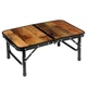 Стіл туристичний Vilde 489398 розкладний 2в1 60 x 40 x 25,5/51,5 см Коричневий (5900670121621) - зображення 2