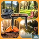 Стіл туристичний Vilde 489398 розкладний 2в1 60 x 40 x 25,5/51,5 см Коричневий (5900670121621) - зображення 9
