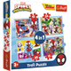 Puzzle Trefl Marvel Ekipa Spiday'a 4 w 1 71 element (5900511346114) - obraz 1