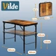 Стіл туристичний Vilde 489400 розкладний 2в1 80 x 40 x 33/60 см Коричневий (5900670121645) - зображення 11