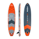 Надувная SUP-доска Rebel Active RBA-4501-OR 350 × 81 × 15 см с сиденьем для каяка до 170 кг оранжевая - изображение 4