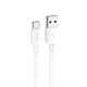Кабель HOCO X96 Hyper 100W charging data cable Type-C White - зображення 1
