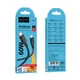 Кабель HOCO X124 Bien 60W silicone charging data cable C to C Black - зображення 2