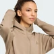 Женская толстовка Designed 4 Training Full-Zip adidas KS3301 (L) бежевый (4069993215149) - изображение 6