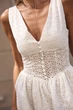 Сукня міні з прошви DR039 2605347582104 S/M Молочний - изображение 5