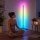 Напольный угловой RGB LED торшер со светодиодной подсветкой, пультом управления, режимами освещения и лампа для комнаты - изображение 5