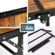 Стіл туристичний Vilde 489402 розкладний 2в1 90 x 60 x 25/54,5 см Коричневий (5900670121669) - зображення 7