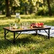 Стіл туристичний Vilde 489402 розкладний 2в1 90 x 60 x 25/54,5 см Коричневий (5900670121669) - зображення 10