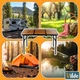 Стіл туристичний Vilde 489402 розкладний 2в1 90 x 60 x 25/54,5 см Коричневий (5900670121669) - зображення 13