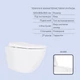 Комплект инсталляции Qtap Standard с подвесным унитазом Robin ML Ultra Quiet, безободковый, с матовой черной клавишей смыва и - изображение 3