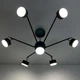 Светильник потолочный LUMINARIA MARY 7xGX53 BLACK/CHROME - изображение 4