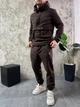 Спортивний костюм утеплений XXL Темно-коричневий (5-1062) - изображение 3